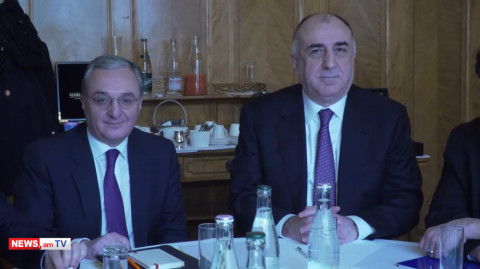 Կադրեր Հայաստանի և Ադրբեջանի արտգործնախարարների հանդիպումից