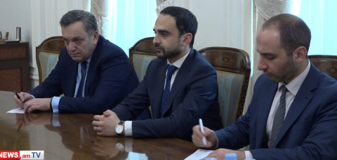 Ավինյանը հանդիպել է Հայաստանում Չինաստանի դեսպանի հետ
