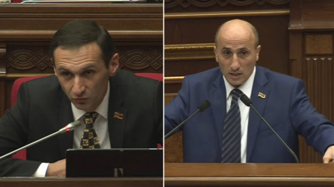 Դուք գիտակցելո՞վ եք խախտում Սահմանադրությունը. ընդդիմադիր պատգամավորը՝ Վահագն Հովակիմյանին