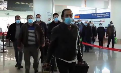 Իրանից ՀՀ քաղաքացիների առաջին խումբը հատուկ չվերթով վերադարձել է Հայաստան