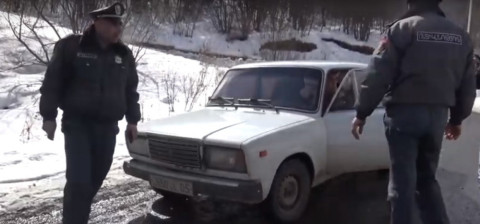 Ծաղկաձորի «Գոլդեն Փելիս» հյուրանոց տանող ճանապարհը հսկում են ոստիկանները