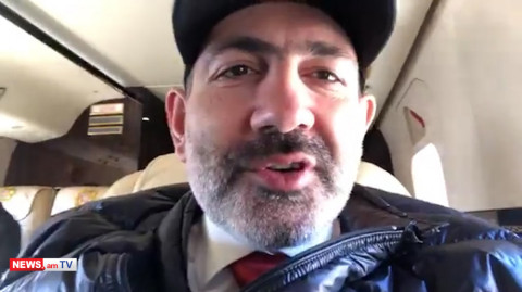 Փաշինյանն ուղղաթիռով ժամանել է Ագարակ՝ քարոզարշավ անցկացնելու