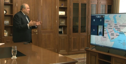 Արմեն Սարգսյանը դասախոսություն է կարդացել ԵՊՀ արևելագիտության ֆակուլտետի ուսանողների համար
