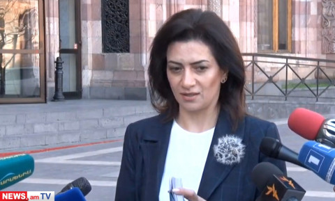 Ինքնամեկուսացումից հետո առաջին անգամ դուրս եմ եկել. Աննա Հակոբյանը բուկլետներ է բաժանում