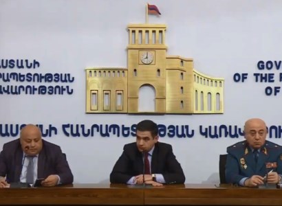 ԱԻ փոխնախար Արմեն Հարությունյանի և փրկարար ծառայության տնօրեն Վրեժ Գաբրիելյանի ասուլիսը