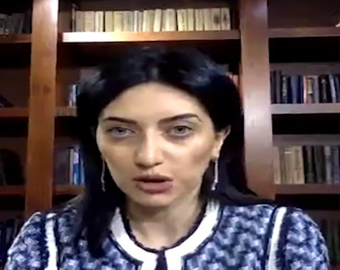Եկել ենք հետեւելու, որ Արցախցու քվեն լինի հասցեական․ Արփինե Հովհաննիսյանը Արցախում է
