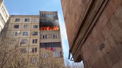 Խոշոր հրդեհ Չարենցավանում