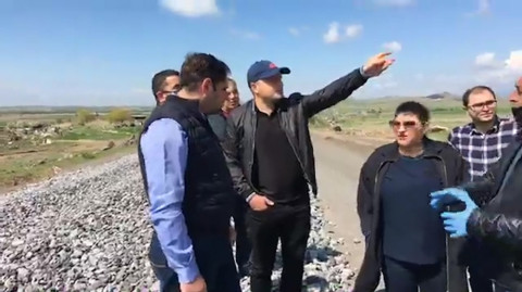 Սուրեն Պապիկյանը հետեւել է Եղվարդ-Աշտարակ ճանապարհահատվածի շինարարական աշխատանքներին