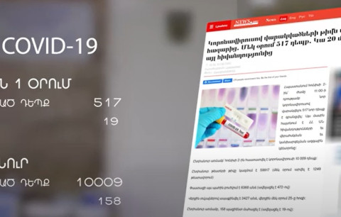 Ռեկորդային թվով մահեր եւ վարակակիրներ․ կորոնավիրուսը՝ Հայաստանում