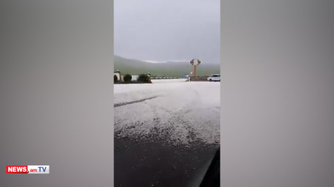 Ուժեղ կարկուտ Գորիսում
