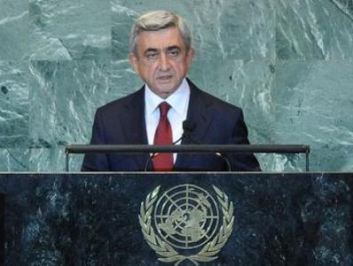 Սերժ Սարգսյանի ելույթը ՄԱԿ-ի գլխավոր ասամբլեայում