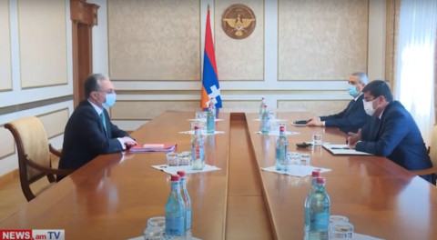 Արցախի նախագահն ընդունել է Զոհրաբ Մնացականյանին