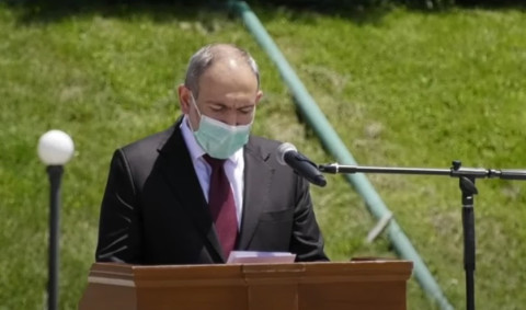 Փաշինյանի խոսքը՝ սահմանին զոհված մայոր Գարուշ Համբարձումյանի հուղարկավորությանը
