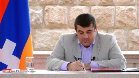 Ապրիլյանի օրերին Ստեփանակերտի վրա թռչող բազմաթիվ ԱԹՍ-ներից մեկն է հաջողվել խոցվել. Արցախի նախագահ