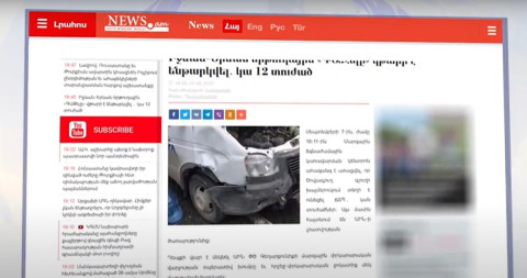 Իջևան-Երևան երթուղային «ԳԱԶելը» վթարի է ենթարկվել․ կա 12 տուժած
