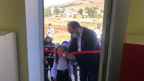 Արայիկ Հարությունյանը Արագածոտնի Գեղարոտ համայնքում մասնակցել է նախակրթարանի բացմանը