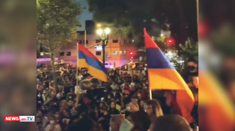 Գլենդելում բնակվող հայերի ցույցը՝ ի աջակցություն Արցախի
