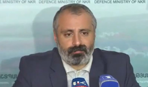 Դավիթ Բաբայանի ճեպազրույցը՝ Արցախից