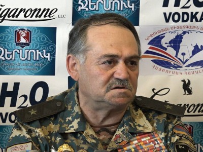 «Արծիվ մահապարտների միություն» ՀԿ ղեկավար, գեներալ-մայոր Աստվածատուր Պետրոսյանի ասուլիսը