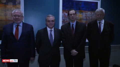 Զոհրաբ Մնացականյանի հանդիպումը ԵԱՀԿ Մինսկի խմբի համանախագահների հետ