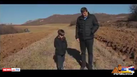 Վը՞նց անինք, վըր մեր Արցախումը կռիվ չինի. արցախցի փոքրիկը՝ Արայիկ Հարությունյանին