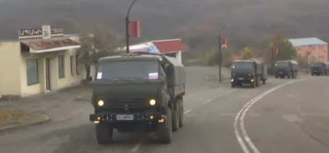 Ռուս խաղաղապահների մուտքը՝ Ստեփանակերտ