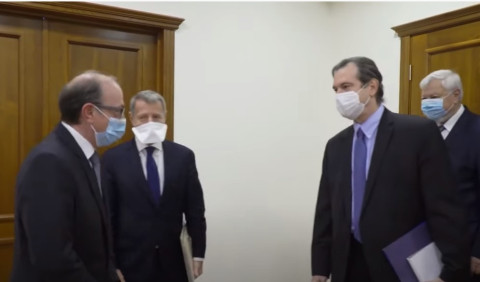 Արա Այվազյանի եւ ԵԱՀԿ Մինսկի խմբի համանախագահների հանդիպումը