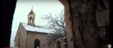 Պատերազմից հետո առաջին անգամ Ամարասի պատմական վանքում պատարագ մատուցվեց