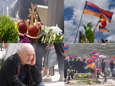 Սուրբ Զատիկը՝ Եռաբլուրում. մարդկանց հոսքը չէր դադարում