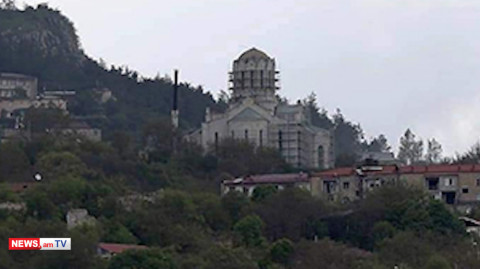 Ադրեջանցիներն ավելացնում են Սուրբ Ղազանչեցոցի վերքերը. եկեղեցու գմբեթը հեռացրել են