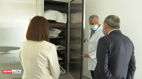 Փաշինյանն այցելել է Աբովյանի դիահերձարան