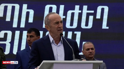 Մենք ուզում ենք ունենալ անվտանգ երկի՞ր, թե՞ շարունակել ծնկաչոք ապրել. Քոչարյանը՝ Գորիսում