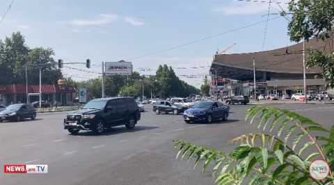Տիգրան Մեծ–Խանջյան խաչմերուկում լուսացույցի չաշխատելու պատճառով երթեւեկությունը քաոսի է վերածվել