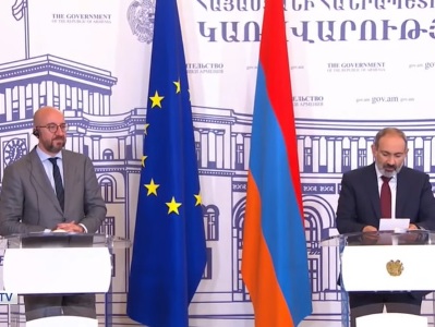 Փաշինյանը և Եվրոպական խորհրդի նախագահ Շառլ Միշելը հանդես են գալիս հայտարարությամբ