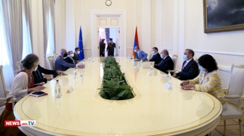 Նախագահ Սարգսյանն ընդունել է Եվրոպական խորհրդի նախագահ Շառլ Միշելին