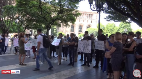 «Քիմիական ինստիտուտի տարածքում բնակելի շենք են ուզում կառուցել». բողոքի ակցիա