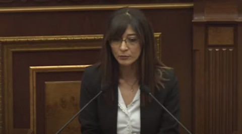 Անթույլատրելի է չարախնդալ, որ որեւէ պաշտոնյայի որդի չի զոհվել. Արփի Դավոյան