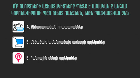 Ո՞ր ոլորտների աշխատակիցները պետք է ամսական 2 անգամ ՊՇՌ թեստ հանձնեն, եթե պատվաստված չեն