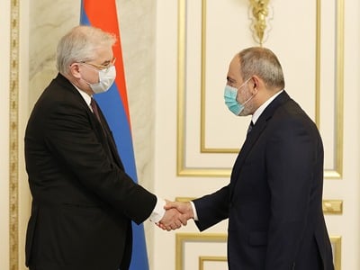 Փաշինյանն ընդունել է ԵԱՀԿ ՄԽ ռուսաստանցի համանախագահ Իգոր Խովաևին