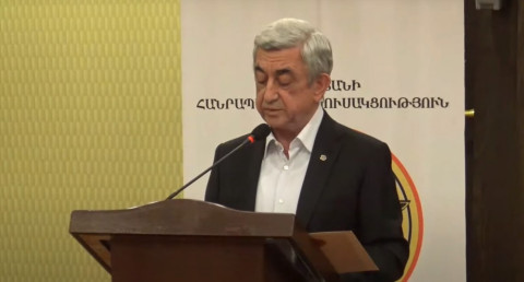 Եթե իշխանափոխությունը չլիներ, ականջիդ հետևն ավելի շուտ կտեսնեիր, քան Շուշին. Սերժ Սարգսյանը՝ Ալիևին