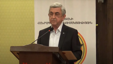Ջախջախված բանակով, մսխված սպառազինությամբ ի՞նչ պատերազմ, մենք հո խելագա՞ր չենք. Սերժ Սարգսյան