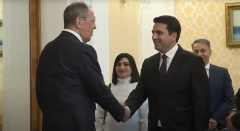 Ալեն Սիմոնյանը հանդիպել է Սերգեյ Լավրովի հետ