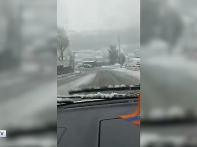Ճամբարակում տեղացել է առաջին ձյունը