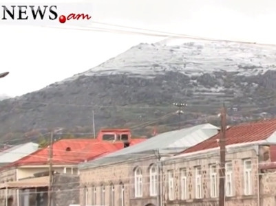 Գորիսում առաջին ձյունն է տեղացել