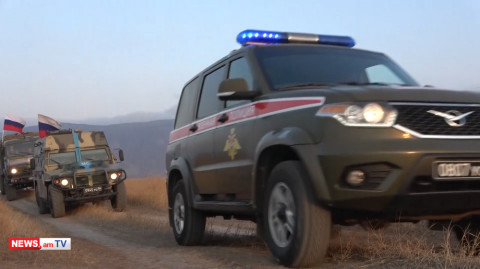 Ռուս խաղաղապահները վարժանքներ են անցկացրել Արցախում