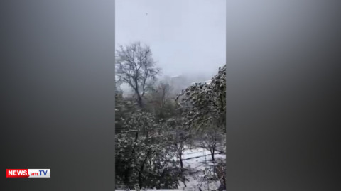 Գորիսում ձյուն է գալիս