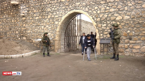 Հայ ուխտավորներն այցելել են Ամարաս. ռուս խաղաղապահներն ապահովել են նրանց անվտանգությունը