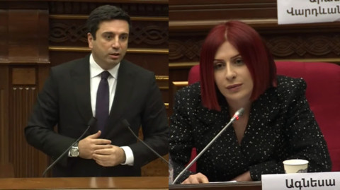 Դուք եք Ռուսաստանում սկանդալային հայտարարություն արել. Ագնեսա Խամոյանը՝ Ալեն Սիմոնյանին