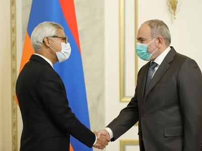 Փաշինյանն ընդունել է Կարմիր Խաչի միջազգային ֆեդերացիայի գլխավոր քարտուղարին
