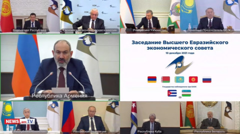 Փաշինյանի ելույթը՝ Եվրասիական տնտեսական բարձրագույն խորհրդի նիստին